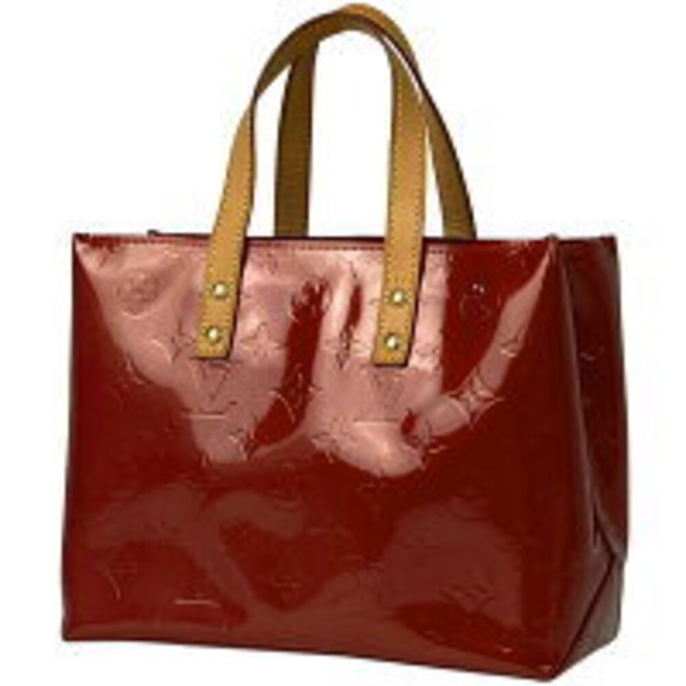 Louis Vuitton Tote Patent Vernis dAmour Pomme Reed Bag Vernis Red - Picture 2 of 8